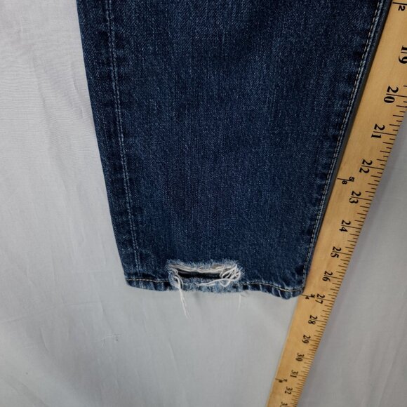 AG Adriano Goldschmied Jeans Women 25 Ex Boyfriend Slouchy Slim Distressed Denim - Picture 10 of 13